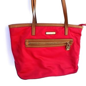Micheal kors red tote